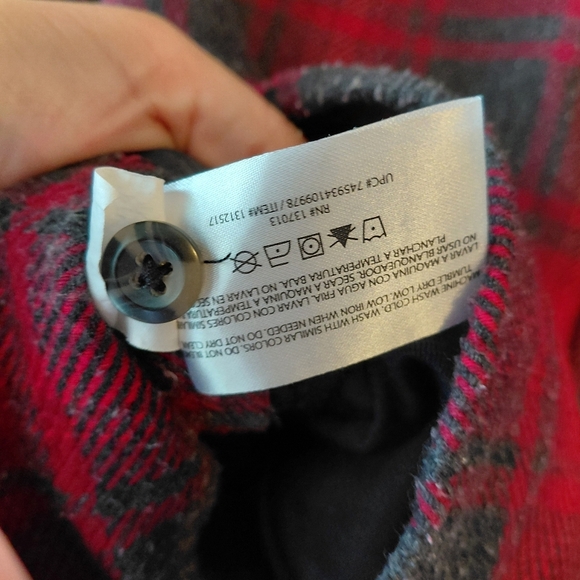 Orvis Men's Heavy Flannel Button Down Pockets - Picture 9 of 12